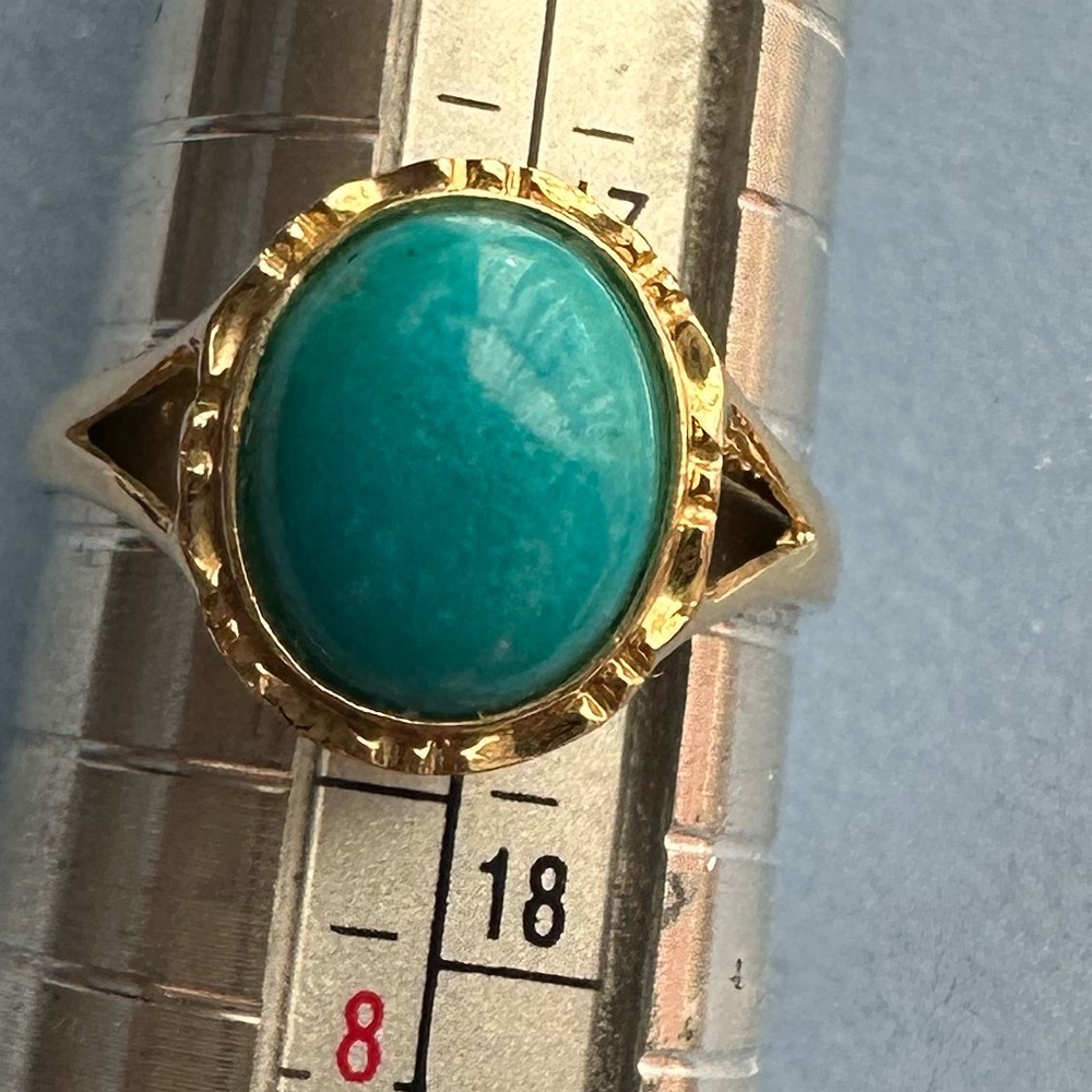 Turquoise Ring 14k 585